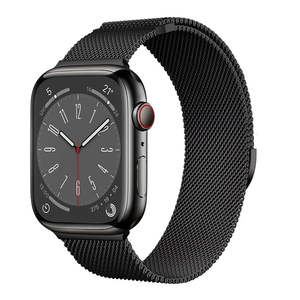 Dây đeo Milanese <span class=keywords><strong>Loop</strong></span> nhiều màu sắc dành cho Apple Watch, tương thích với iWatch SE 6 7 8 9 10 11 42 46 49mm, có tính năng hút từ. - Product Image 4
