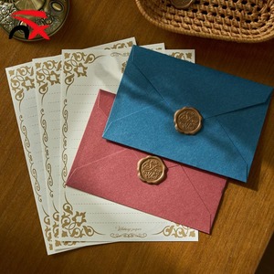 Conjunto <span class=keywords><strong>de</strong></span> escritura a mano <span class=keywords><strong>de</strong></span> Cachemira 3 en 1 <span class=keywords><strong>de</strong></span> lujo, sobre, postales, cera <span class=keywords><strong>de</strong></span> sellado, regalo <span class=keywords><strong>de</strong></span> negocios <span class=keywords><strong>de</strong></span> alta calidad, conjunto <span class=keywords><strong>de</strong></span> escritura <span class=keywords><strong>de</strong></span> letras Vintage - Product Image 3