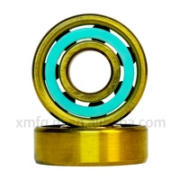 Roulements de skateboard hybrides de haute précision 2024 Titanium OEM ODM 608 et 627, les plus rapides pour les patins à roulettes