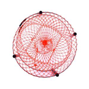 Pot de crabe de pêche filet fort piège de receveur de homard avec 4 côtés support de Tube noir outils pêche crabe Cages accessoires de pêche - Product Image 5