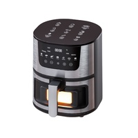 Friteuse à air chaud en promotion – Design innovant 4L, 5L, 7L, 8L – Friteuse électrique numérique intelligente en acier inoxydable – Accessoire de cuisine domestique décoratif