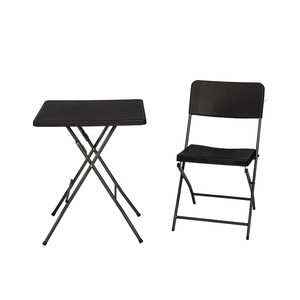 Fabbrica della cina di vendita calda Patio bistrot tavolo quadrato all'aperto Picnic bar terrazza giardino sala da pranzo mobili da esterno - Product Image 4