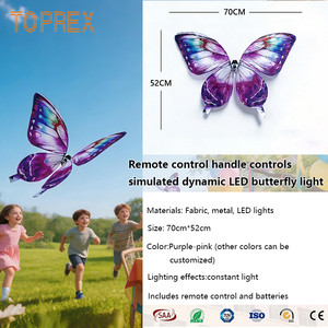 Dispositivo de Vuelo de Mariposa Biónica TOPREX, Mariposa Robótica Biónica con Control Remoto, Mariposa con <span class=keywords><strong>Alas</strong></span> Móviles para Bodas, Fiestas, Pascua - Product Image 2