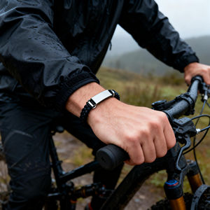 Bracelet en cuir, bracelet en cuir pour homme, cadeau, bijoux, acier inoxydable, gravure personnalisée, bracelet vierge - Product Image 5