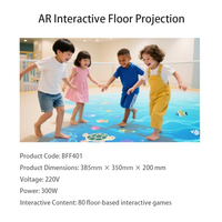 Système de projection interactive tout-en-un TongLeFang BFF401 pour mur et sol, projecteur mobile en métal, réalité augmentée au sol, plus de 80 thèmes