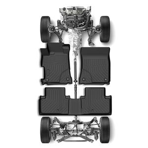 Tapis 3D tous temps TPE pour Genesis GV80 Tapis de sol <span class=keywords><strong>5</strong></span> places pour voiture - Product Image 2