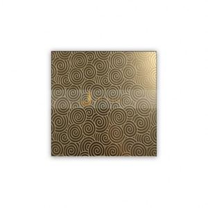 M173 201 304 0.80mm No.4 Surface Finish Titanium Gold Stainless Steel Plate JIS Standard <b>Elevator</b> Decoration-Bending Cutting - Product Image 1