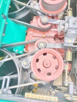Hacheuse de fourrage hydraulique automatique à entraînement par prise de force (PTO) montée sur tracteur, portée de coupe de 12 m