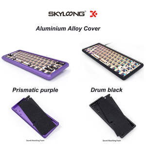 Lite Gasket <span class=keywords><strong>GK61</strong></span> Hot Swap 60% RGB Kit de clavier bricolage Kit personnalisé avec couvercle en alliage d'aluminium - Product Image 6