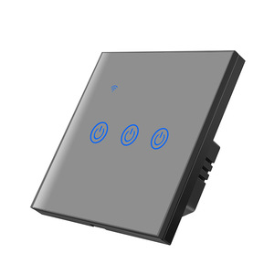 Tuya Zigbee Smart <b>Switch</b> 86mm 3 Gang <b>Touch</b> Panel With App Voice Control For Home Automation - Product Image 2