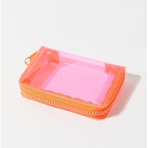 Transparent jelly PVC coin <b>purse</b>, stylish storage bag, card holder, zippered clutch. - Product Image 3