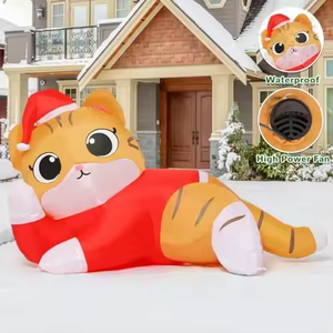 Prix de gros personnalisé – Nouveaux gonflables de Noël en PVC de 1,5 m avec LED intégrées pour décorations intérieures et extérieures – Direct Usine - Product Image 3
