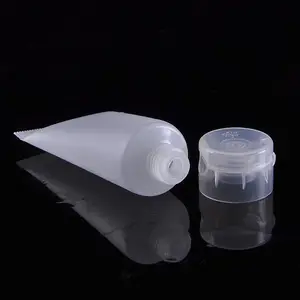 Custom Printing Frosted Hotel Douchegel Verpakking Reisformaat Mini Plastic Squeeze Zachte Cosmetische Tubes 10Ml 15Ml 30Ml