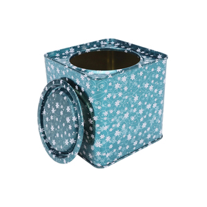 Boîte cadeau carrée en fer blanc Stockage hermétique pour bonbons biscuits Snacks Rouleaux d'oeufs Graines de melon Noix Fruits secs dans des boîtes métalliques - Product Image 3