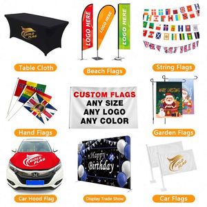 High Quality Polyester Custom Logo Feather <b>Flag</b> Durable Eco-Friendly Outdoor Advertising <b>Flags</b> Fiberglass Pole Stand Custom Size - Product Image 5