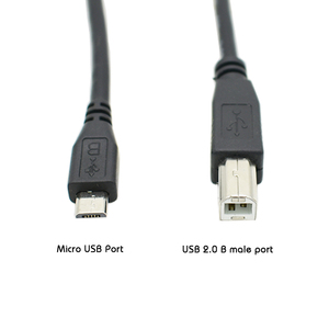 1M Micro tipo <span class=keywords><strong>C</strong></span> <span class=keywords><strong>USB</strong></span> 2,0 macho USB2.0 B macho <span class=keywords><strong>OTG</strong></span> Cable Convertidor para Piano Electrónico impresora decodificador Cables teléfonos móviles PVC - Product Image 2