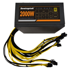 4U Single Channel Computer Voeding 230V Psu 110V Atx 2000W 10X 6Pin Ondersteuning 6 Gpu Grafische kaart - Product Image 1