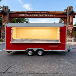 Carrito de Comida Callejera Vintage Único, Remolque de Comida Móvil para <span class=keywords><strong>Doner</strong></span> Kebab, Hamburguesas, Tacos, Comida Rápida y Aperitivos Chinos - Product Image 2