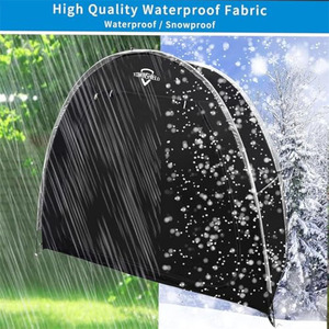 Vente en gros du fabricant Tente pour vélo de montagne d'extérieur Oxford quatre saisons pliable et portable, grand espace de stockage et de stationnement - Product Image 5