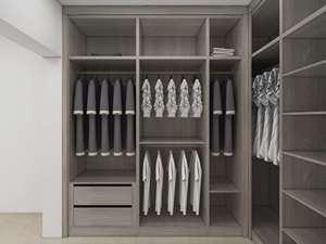 Soluciones de Almacenamiento Espaciosas y Elegantes, Armario con Acabado en Madera Melamina para Espacios de Vida Modernos - Product Image 5