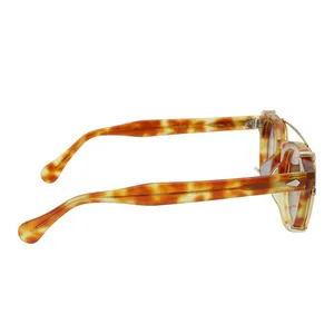نظارة شمسية أمريكية كلاسيكية بقفل عتيق للجنسين نظارة شمسية بمسامير للنساء والرجال