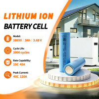 Baterai Silinder Lithium NCM 18650 JP30 3000mAh 3.7V 40C High Rate Grade A untuk Peralatan Listrik, E-bike, Senter, Mainan RC