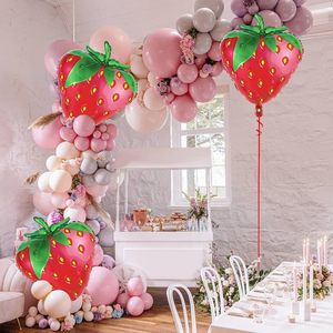 Globos de <span class=keywords><strong>Fresa</strong></span>, 6 Piezas, Globos de Frutas Dulces para Decoración de Fiestas de Cumpleaños, Fiesta Temática de <span class=keywords><strong>Fresa</strong></span>, Baby Shower, Revelación de Género - Product Image 5