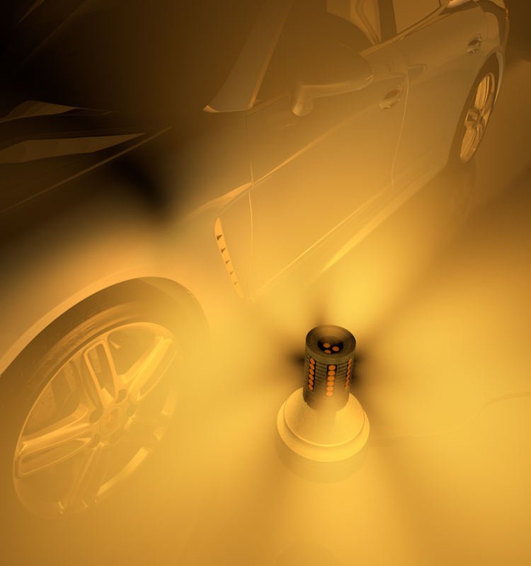 สีเหลืองอำพัน