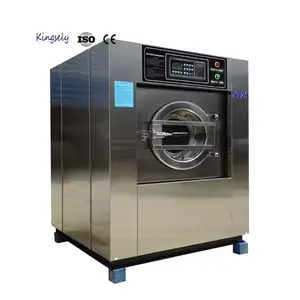 Werkslieferung industrielle Stoffwaschmaschine Preis Edelstahlmaterial 20 kg gewerbliche vertikale Waschmaschine
