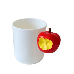 Juego de Tazas de Cerámica Blanca Original Niche, Aptas para Microondas y Lavavajillas, Diseño Creativo Pintado a Mano, Regalo para Mejores Amigos, Café - Product Image 1