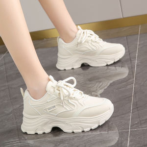 Chaussures de sport décontractées pour femmes, nouvelle mode, confortables, antidérapantes, pour la course et la marche, à lacets, automne/printemps, vente en gros - Product Image 4