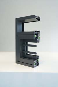 Chất lượng cao nhôm cửa sổ trượt Anodized ngang màn hình muỗi as2047 căn hộ biệt thự Con lăn mù - Product Image 2