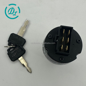 EexcavaStart Ignition Key Switch Replacement Mini Excavator YN50S00026F1 2 Keys Durable High Performance Part - Product Image 5