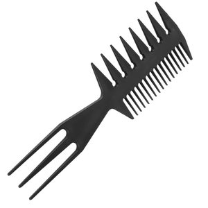 Factory Direct Sale 3 in 1 <b>Men</b> Oil Head Styling <b>Hair</b> <b>Comb</b> Plastic Wide and Fine Tooth <b>Comb</b> Custom Logo <b>Hair</b> Cutting Barber <b>Comb</b> - Product Image 3