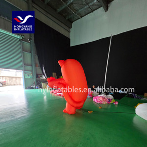 Giant Inflatable Cartoon Animal Model <strong>Climbing</strong> Wall Inflatable Cat Mascot - Product Image 3