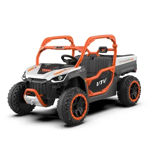 Powerwheels adulto de tamanho grande 24v passeio em carro para crianças 2 assentos com controle remoto passeio em carro elétrico para crianças