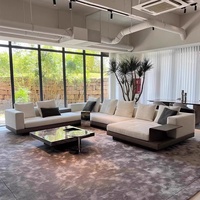 Canapé en U monoplace pour salon, nouveau modèle 2026, grande surface, design plat, minimaliste italien haut de gamme
