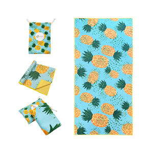 Tùy Chỉnh Cát Miễn Phí Hình Chữ Nhật Mô Hình Riêng Thăng Hoa Nhỏ Gọn Sợi Nhỏ Da Lộn Bãi Biển Khăn - Product Image 3