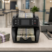WT-5000 1+1 Compteuse de billets CIS pour devises mixtes (XOF, XAF, PEN, GBP, USD, EURO)