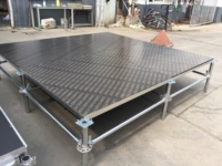 Scène de concert extérieure pliable en alliage d'aluminium certifiée TUV de haute qualité, installation rapide, idéale pour mariages et défilés de mode