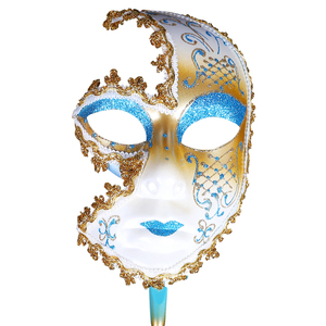 <span class=keywords><strong>Masque</strong></span> de carnaval vénitien élégant pour femmes <span class=keywords><strong>avec</strong></span> un bâton - Product Image 4