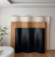 Cloison pliante moderne en bois pour la maison, séparateur de pièce pliable, panneau portable, cloison de chambre d'hôtel