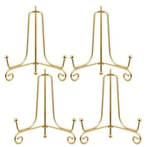 Soporte de hierro sólido de 4 pulgadas, soporte de metal para platos, soporte para té, soporte de exhibición plegable de un solo nivel multiusos - Product Image 2