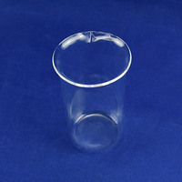 Coupe en quartz transparent JGS2 de pureté 99,99 % 1100C sur mesure par HaiChuan pour le chauffage des semi-conducteurs et des laboratoires