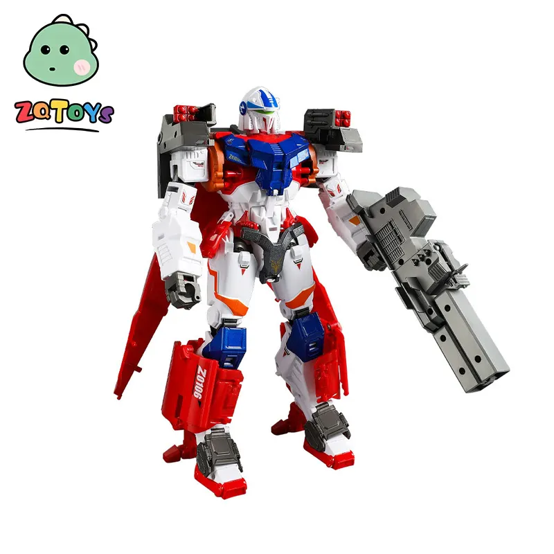 Zhiqu Toys alloy version of nautical morphing robot toys Shandong Suit number children's boy Mecha King carrier model