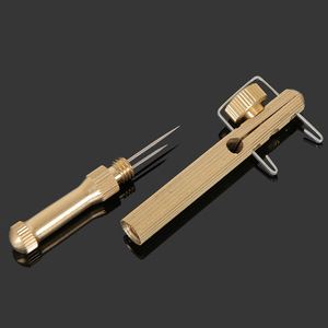 Atador de Anzuelos Manual de Cobre Puro, Atador de Líneas de Doble Propósito, Atador de Nudos, Accesorios de Pesca, Accesorios de Pesca de Agua Dulce - Product Image 1
