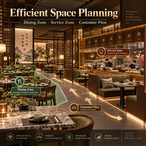 Nuevo Mobiliario de Estilo Chino para Restaurantes: Mostrador de Exhibición de Alimentos Personalizado y Equipamiento Completo para Restaurantes de Cocina Local - Product Image 4