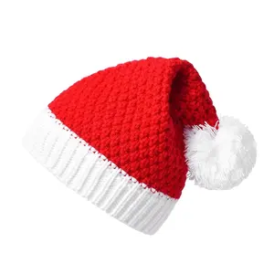 Лидер продаж, 100% акриловая одинаковая шапка, белые рождественские Семейные шляпы, рождественский подарок