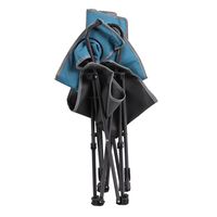 Fauteuils d'extérieur pliants portables pour le camping, chaises rembourrées avec structure en acier, chaises de plage, capacité 300 livres