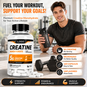 Capsules de créatine sont utilisés pour favoriser la croissance musculaire augmenter l'endurance musculaire et la force et accélérer la récupération musculaire - Product Image 4